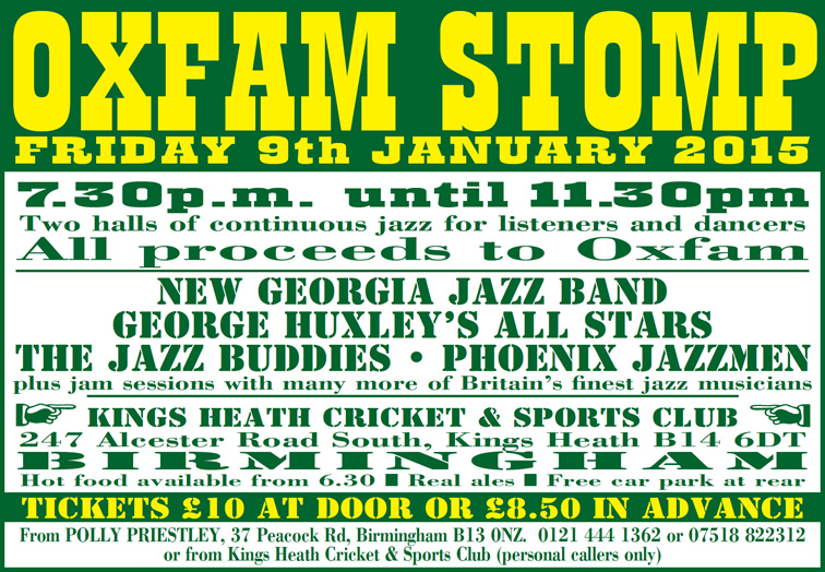 Oxfam Stomp 9th Jan King's Heath