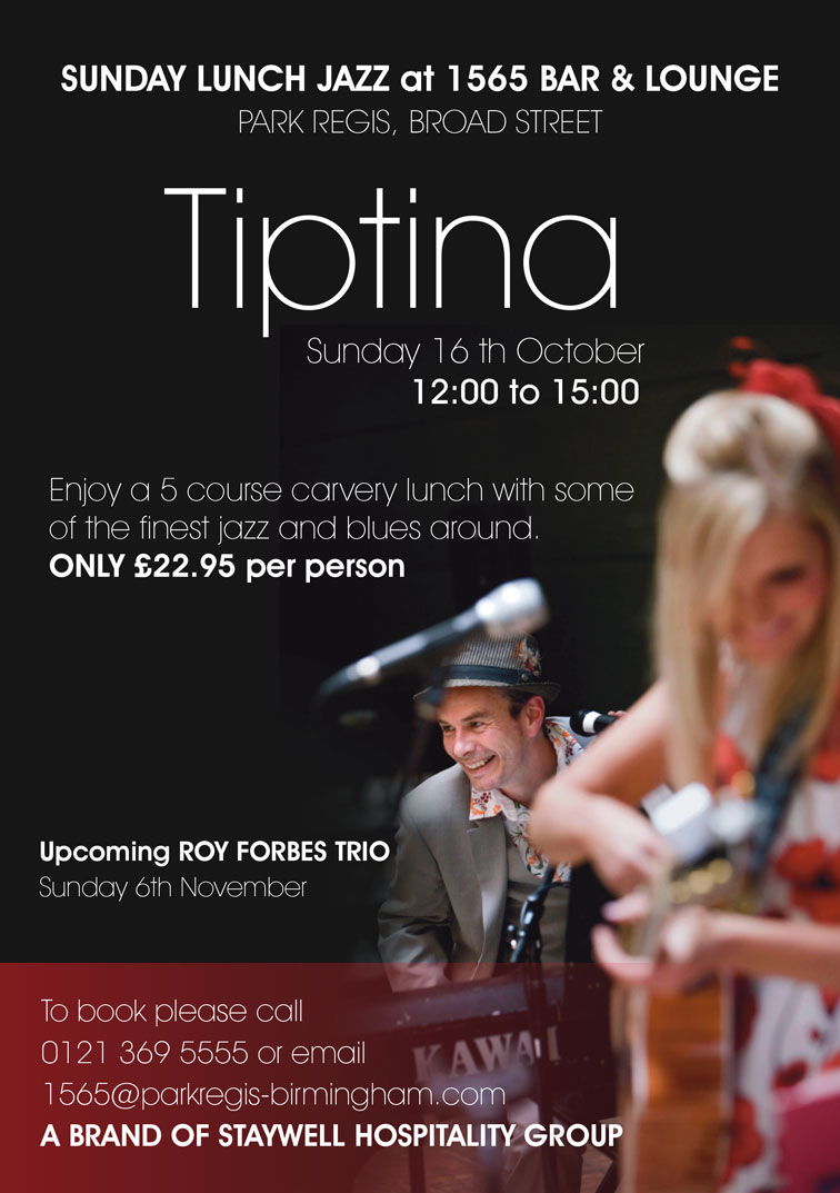 Tiptina at Park Regis, Brum